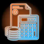 Icon Bright Invested Black Background
