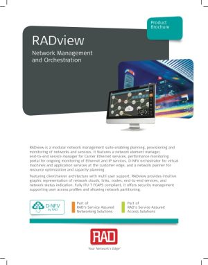 RADview Network Management Product Brochure